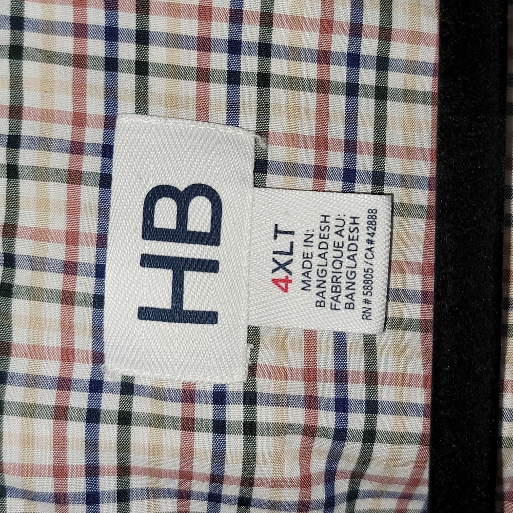 4XLT Harbor Bay Easy Care Sport Shirt.